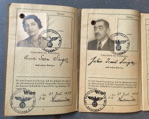 The Third Reich passports with the American visas that saved their lives